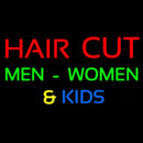 Haircut Men Women And Kids Handmade Art Neon Sign