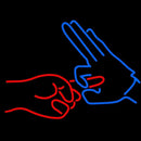 Hand Handmade Art Neon Sign