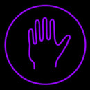 Hand Handmade Art Neon Sign