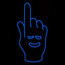 Hand With Smile Handmade Art Neon Sign