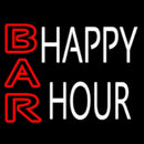 Happy Hour Bar Handmade Art Neon Sign