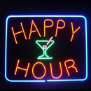 Happy Hour Handmade Art Neon Sign