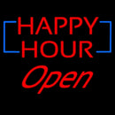 Happy Hour Open Handmade Art Neon Sign