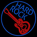 Hard Rock Guitar  Handmade Art Neon Sign