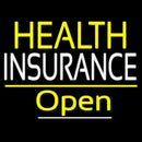 Health Insurance Open Handmade Art Neon Sign