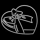 Heart Shaped Candy Box Handmade Art Neon Sign