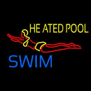 Heated Pool Swim Handmade Art Neon Sign
