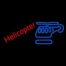 Helicopter Logo Handmade Art Neon Sign