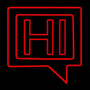 Hi Handmade Art Neon Sign