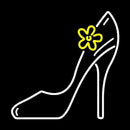 High Heels Block Handmade Art Neon Sign