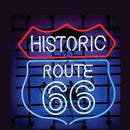 Historic Route 66 Handmade Art Neon Sign