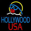 Hollywood Usa Handmade Art Neon Sign