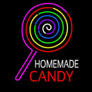 Homemade Candy Handmade Art Neon Sign