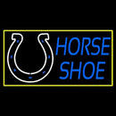 Horse Shoe Logo With Border Handmade Art Neon Sign