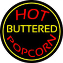 Hot Buttered Popcorn Handmade Art Neon Sign