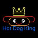 Hot Dog King Handmade Art Neon Sign