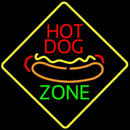Hot Dog Zone Handmade Art Neon Sign