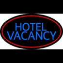 Hotel Vacancy With Blue Border Handmade Art Neon Sign