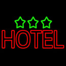 Hotel With Stars Handmade Art Neon Sign