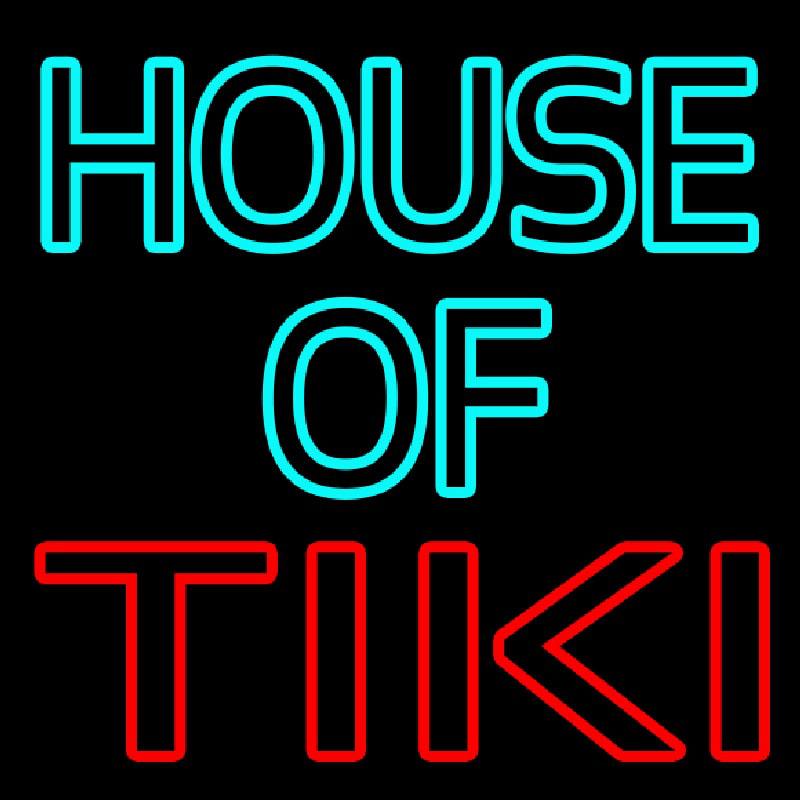 House Of Tiki Handmade Art Neon Sign