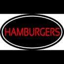 Humburgers Oval Handmade Art Neon Sign