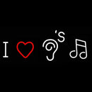 I Love Hearing Music Handmade Art Neon Sign