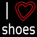 I Love Shoes Handmade Art Neon Sign