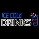 Ice Cold Drinks Handmade Art Neon Sign
