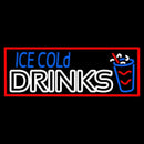 Ice Cold Drinks Handmade Art Neon Sign
