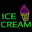 Ice Cream Cone Image Handmade Art Neon Sign