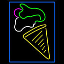 Ice Cream Cone Handmade Art Neon Sign
