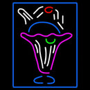 Ice Cream Cup Handmade Art Neon Sign