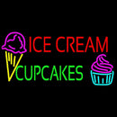 Ice Cream Cupcakes Handmade Art Neon Sign