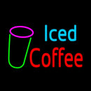 Iced Coffee Handmade Art Neon Sign