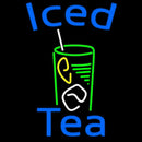 Iced Tea With Glass Handmade Art Neon Sign
