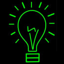 Idea Concept Bulb Handmade Art Neon Sign