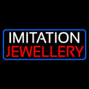Imitation Jewelry Blue Border Handmade Art Neon Sign