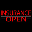 Insurance Open White Line Handmade Art Neon Sign