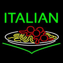 Italian Food Handmade Art Neon Sign