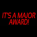 Its A Major Award Handmade Art Neon Sign