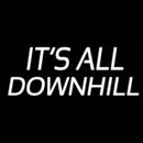 Its All Downhill Handmade Art Neon Sign