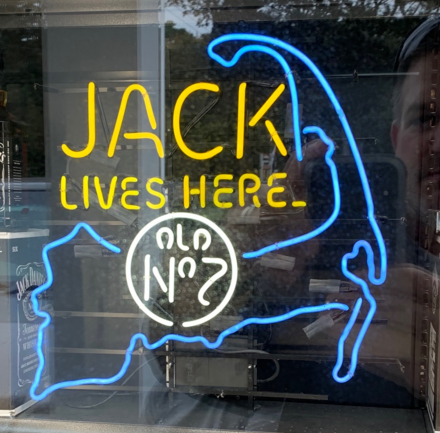 Jack lives here Cape Cod neon sign