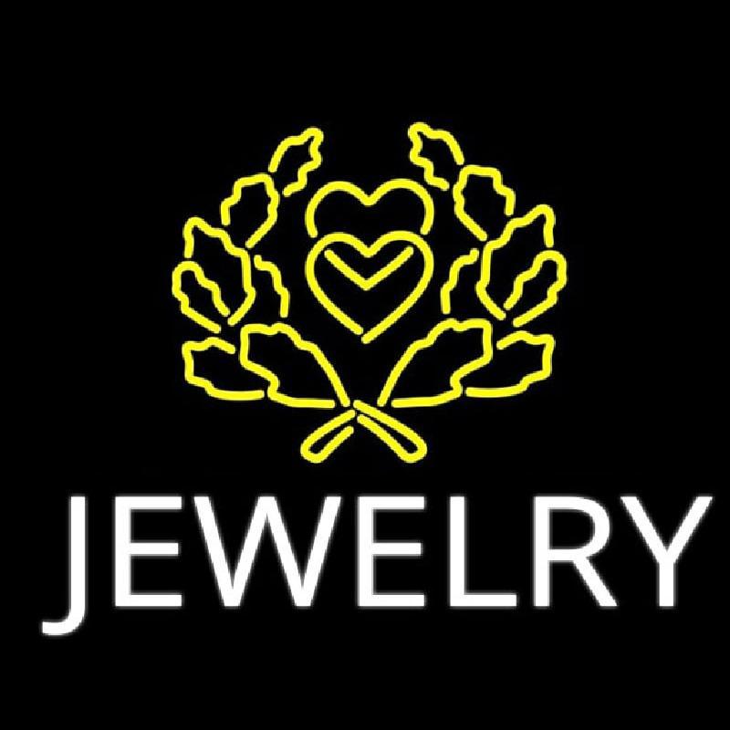 Jewelry Block Logo Handmade Art Neon Sign