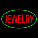 Jewelry Block Oval Green Handmade Art Neon Sign