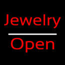 Jewelry Cursive Open White Line Handmade Art Neon Sign