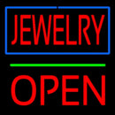 Jewelry Green Line Open Block Handmade Art Neon Sign