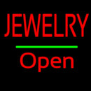 Jewelry Open Green Line Handmade Art Neon Sign