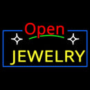 Jewelry Open Red Handmade Art Neon Sign