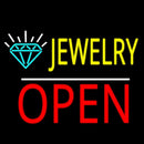 Jewelry Open White Line Handmade Art Neon Sign