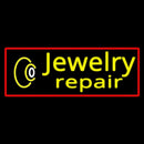 Jewelry Repair Red Border Handmade Art Neon Sign